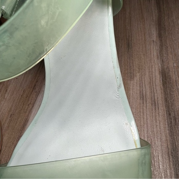 Karl Lagerfeld Paris Cieone Sandal Heels Mint Julep Womens 10M Adjustable Strap - Picture 8 of 14